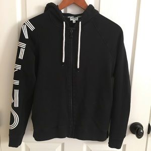 KENZO Logo Zipped Hoodie